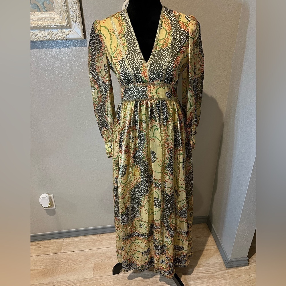 1960’s vintage bergdorf Goodman maxi dress - Picture 5 of 16
